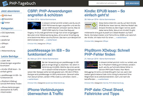 PHP-Tagebuch.de